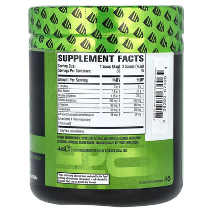 Nitrosurge Pre Workout Powder - 30 Servings, Fruit Punch