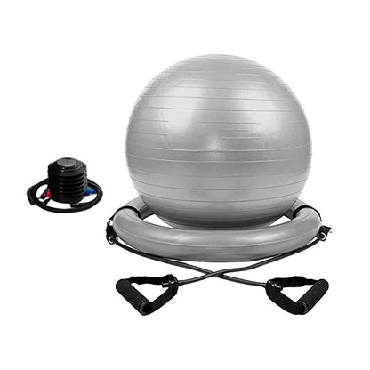 Yoga Ball Chair Kit PVC Heavy Duty Universal with Pump with Inflatable Base