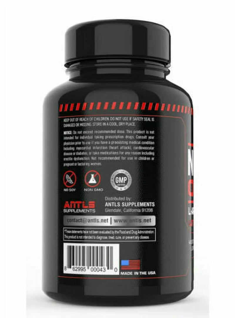 Nitric Oxide L-Arginine L-Citrulline Pre Workout+Testosterone Booster Male Muscle Pills, Amino Acid Supplement, Aakg,Beet Root