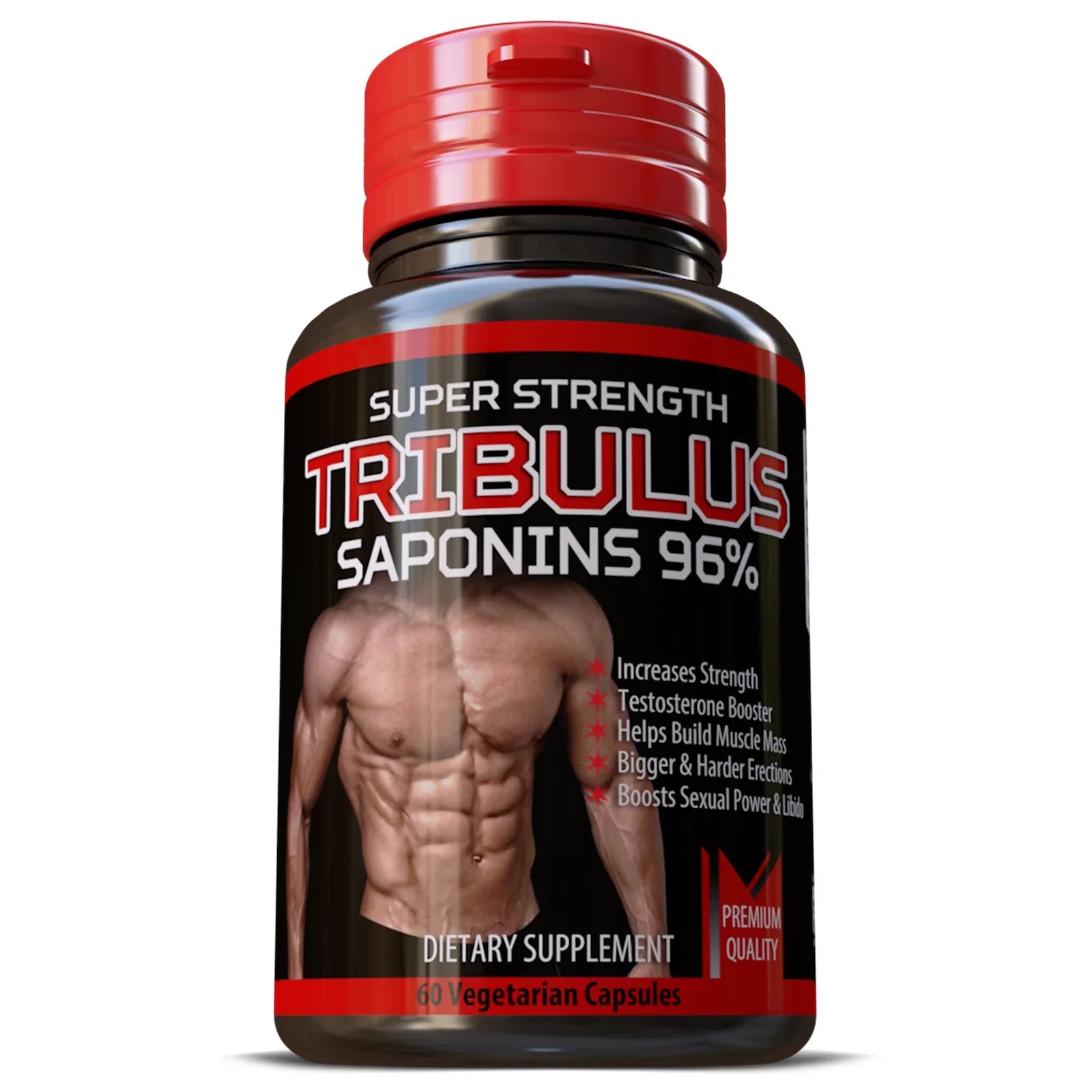 Tribulus Supplement Pills 500Mg Increase Lib-Ido Muscle Boost Stamina Endurance - 60 Capsules
